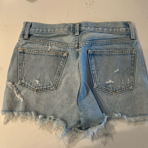 Agolde Parker Vintage Cut Off shorts size 24 - Picture 3 of 3